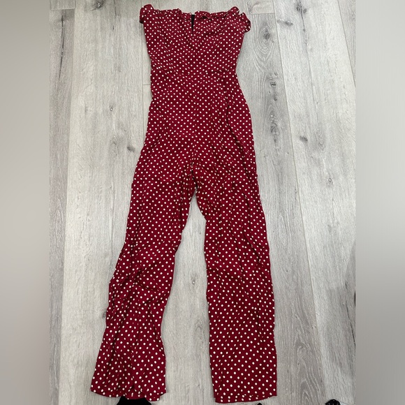 Flynn Skye Polka Dot Parker Jumpsuit - Picture 5 of 7
